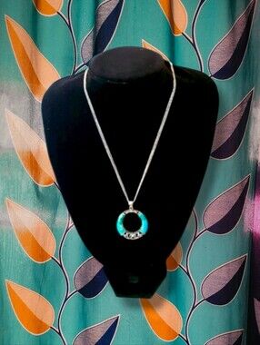 Stauer | BNIB Turquoise Bali-style Sterling Silver Pendant Necklace